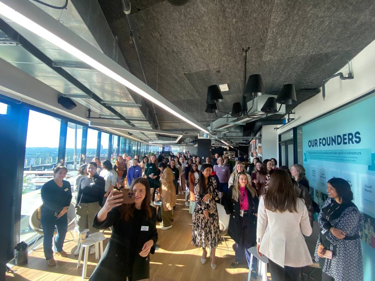 A full room at a Data Mornings session