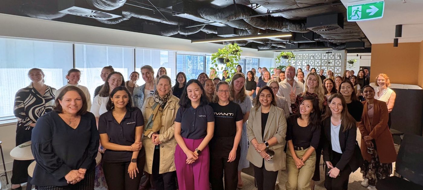 Members and hosts at a Data Mornings session held at a partner workplace